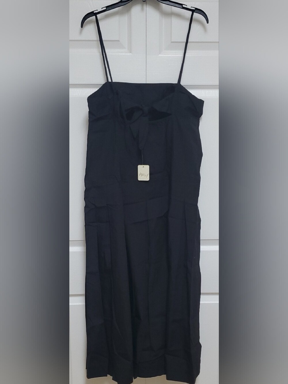 Free People In My Town Midi Dress/ Black - Picture 7 of 15
